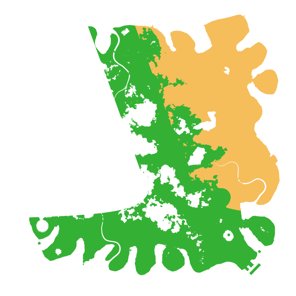 Biome Rust Map: Procedural Map, Size: 4300, Seed: 240862868