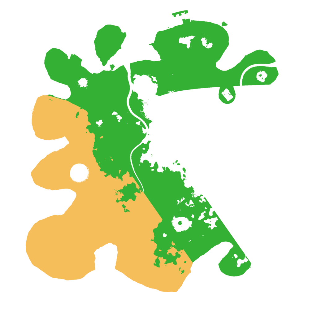 Biome Rust Map: Procedural Map, Size: 3000, Seed: 11022