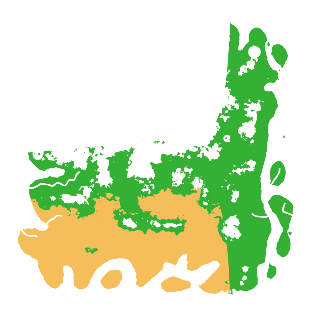 Biome Rust Map: Procedural Map, Size: 4500, Seed: 1948935839