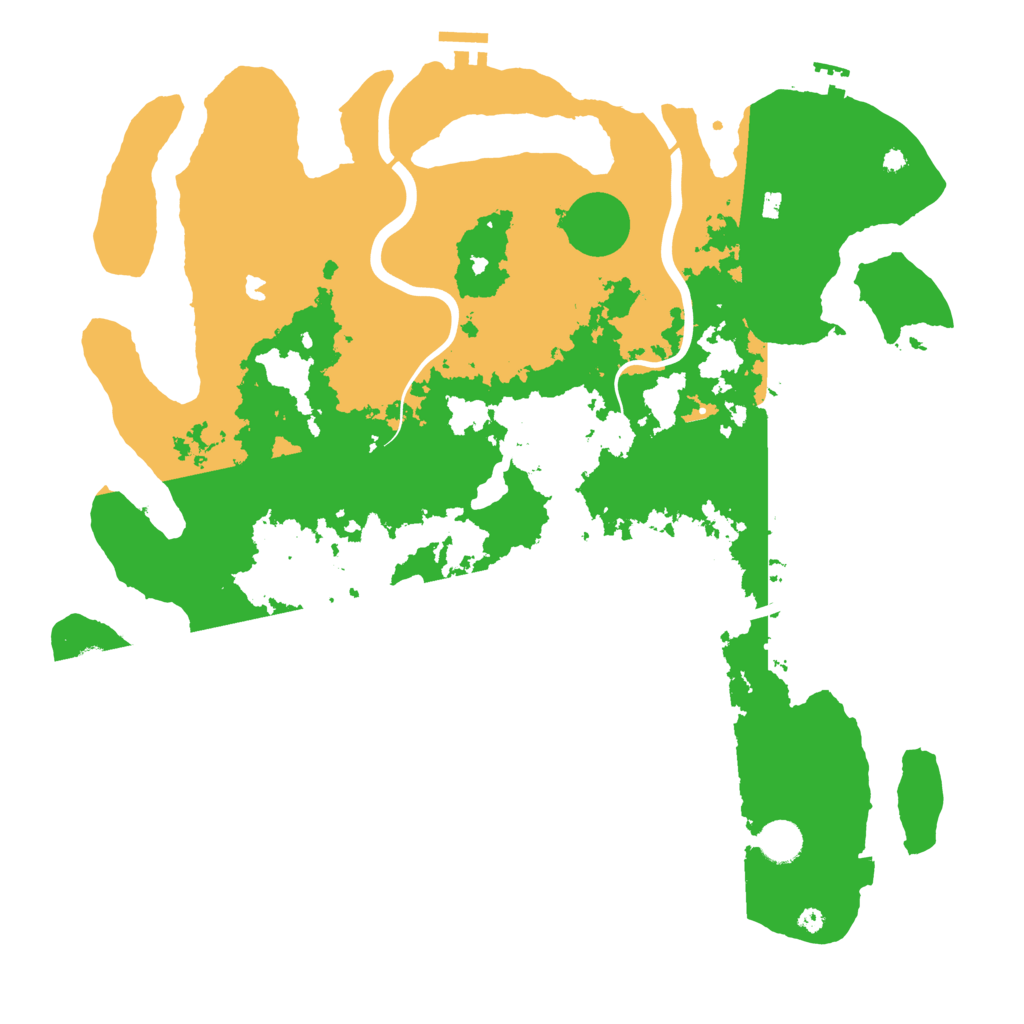 Biome Rust Map: Procedural Map, Size: 4200, Seed: 1724903752