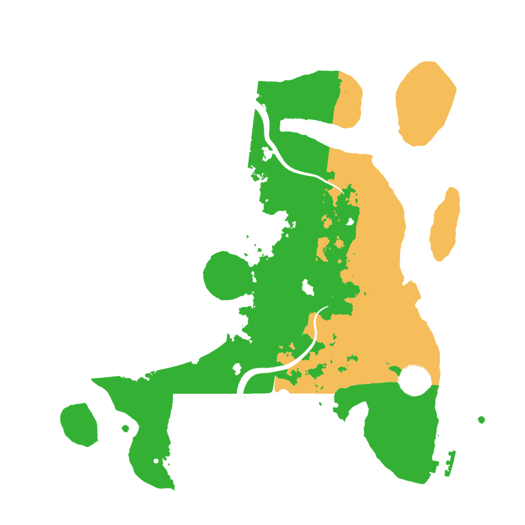 Biome Rust Map: Procedural Map, Size: 3000, Seed: 858897945