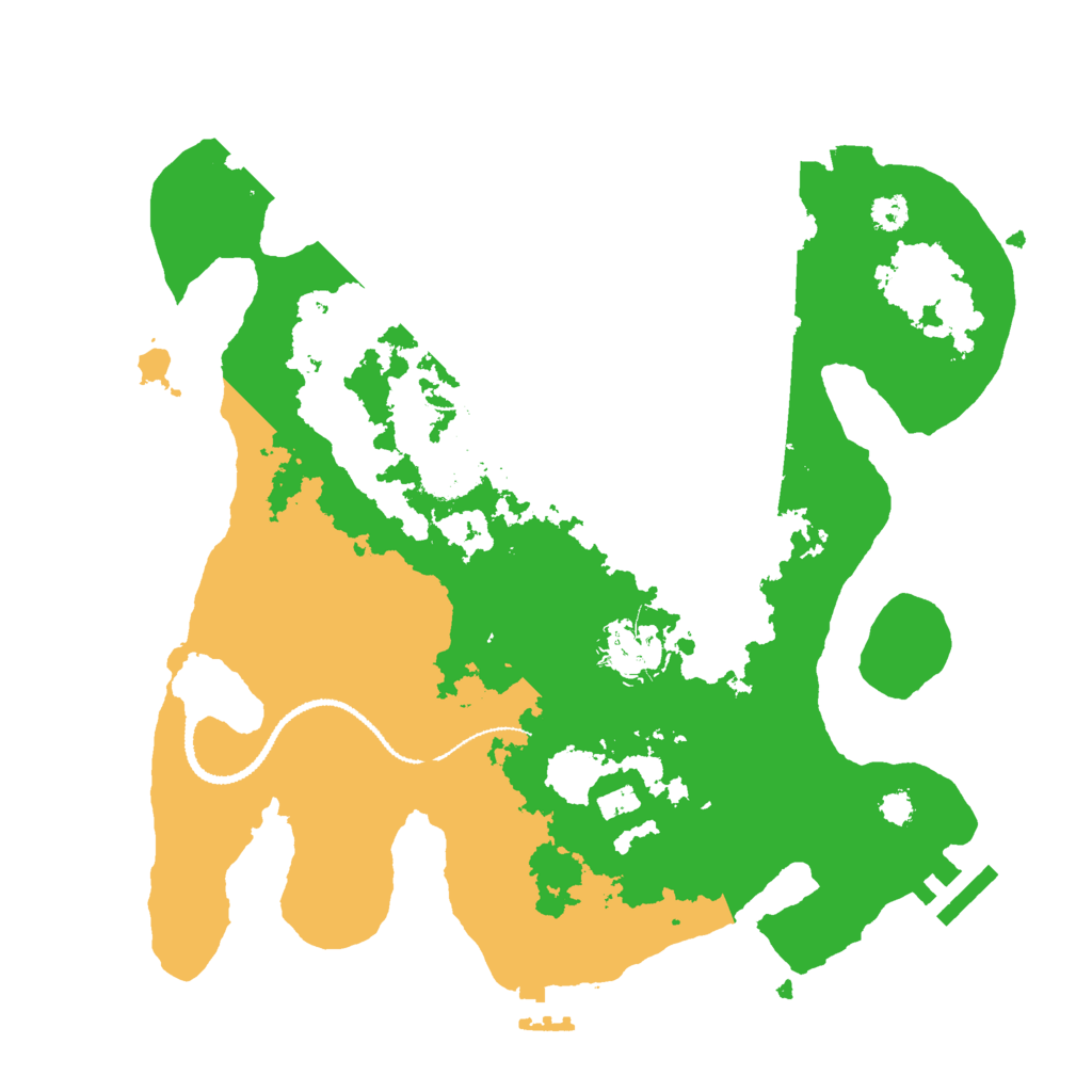 Biome Rust Map: Procedural Map, Size: 3000, Seed: 31127114