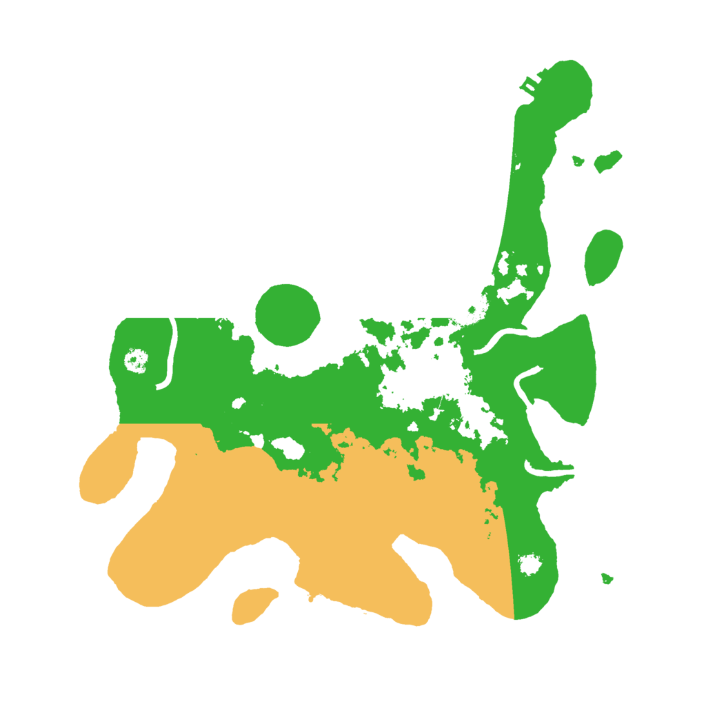 Biome Rust Map: Procedural Map, Size: 3000, Seed: 8291076