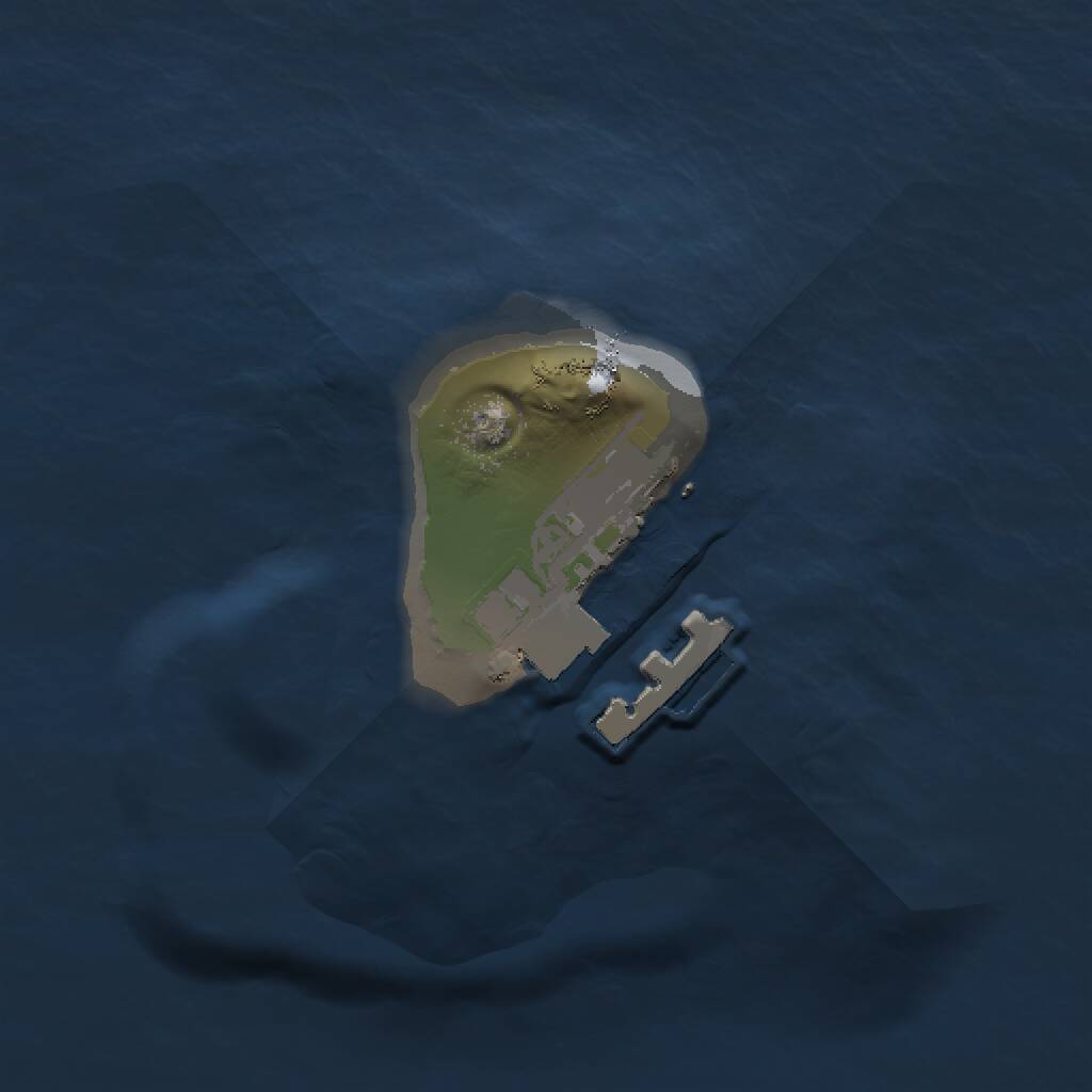 Rust Map: Procedural Map, Size: 1000, Seed: 853773177, 2 Monuments