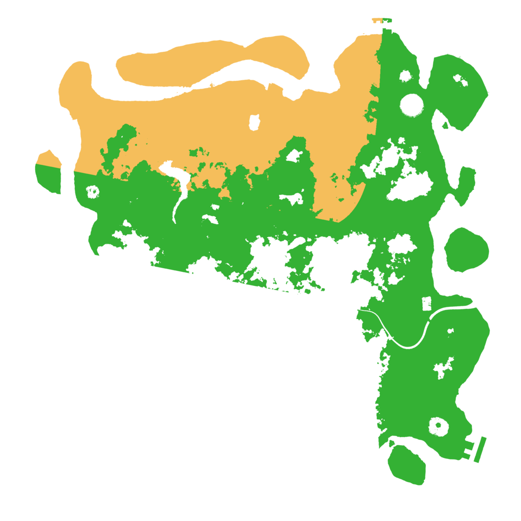 Biome Rust Map: Procedural Map, Size: 4000, Seed: 444667