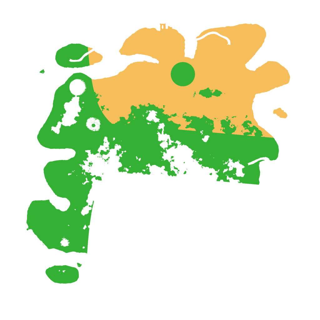 Biome Rust Map: Procedural Map, Size: 3500, Seed: 4267894