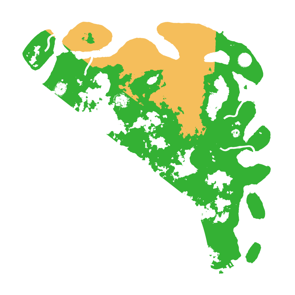 Biome Rust Map: Procedural Map, Size: 3700, Seed: 1264079962