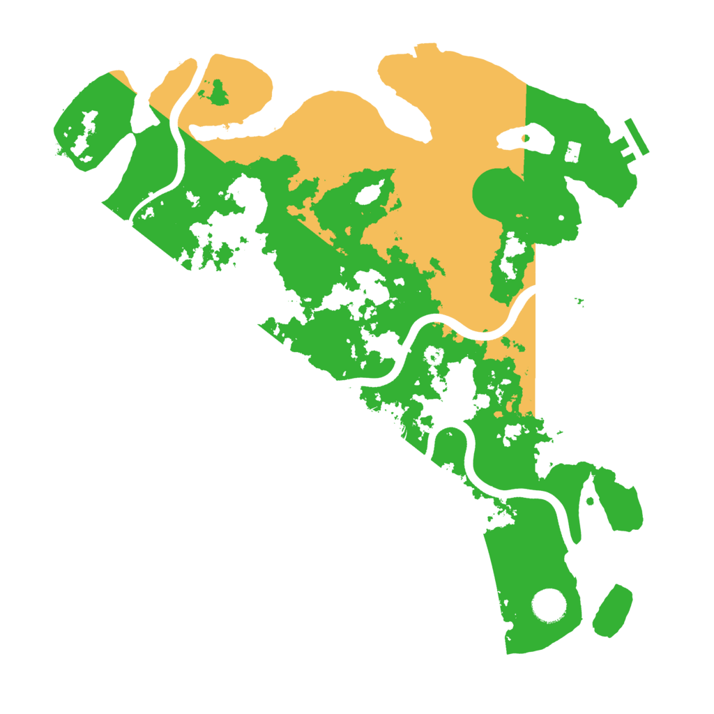 Biome Rust Map: Procedural Map, Size: 3700, Seed: 1264079962