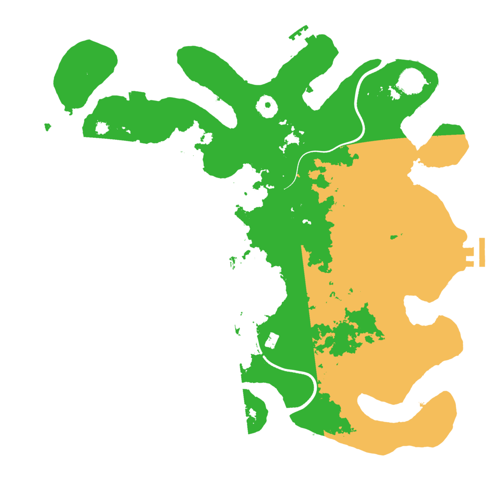 Biome Rust Map: Procedural Map, Size: 3500, Seed: 899387749