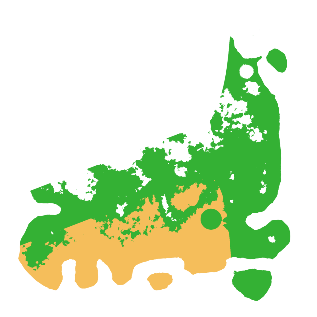 Biome Rust Map: Barren, Size: 4000, Seed: 876317954