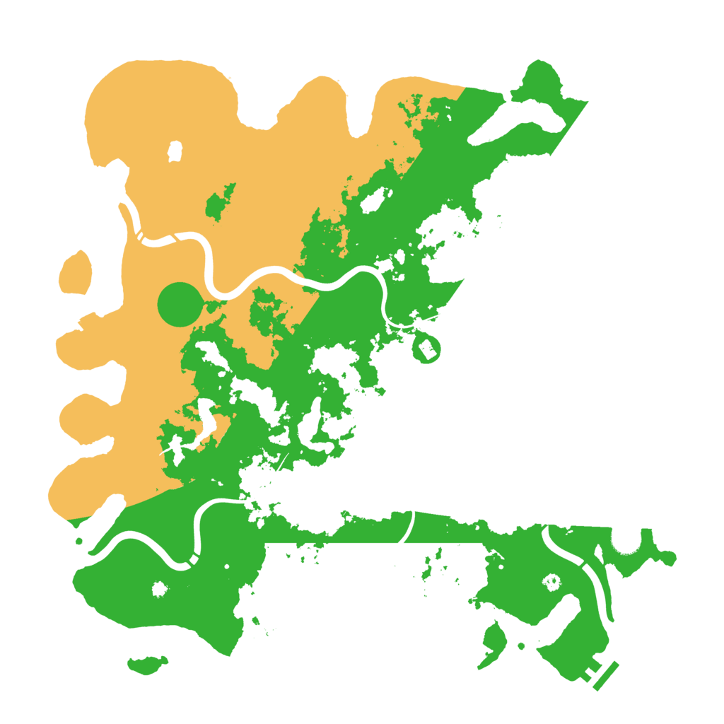 Biome Rust Map: Procedural Map, Size: 4250, Seed: 677862151