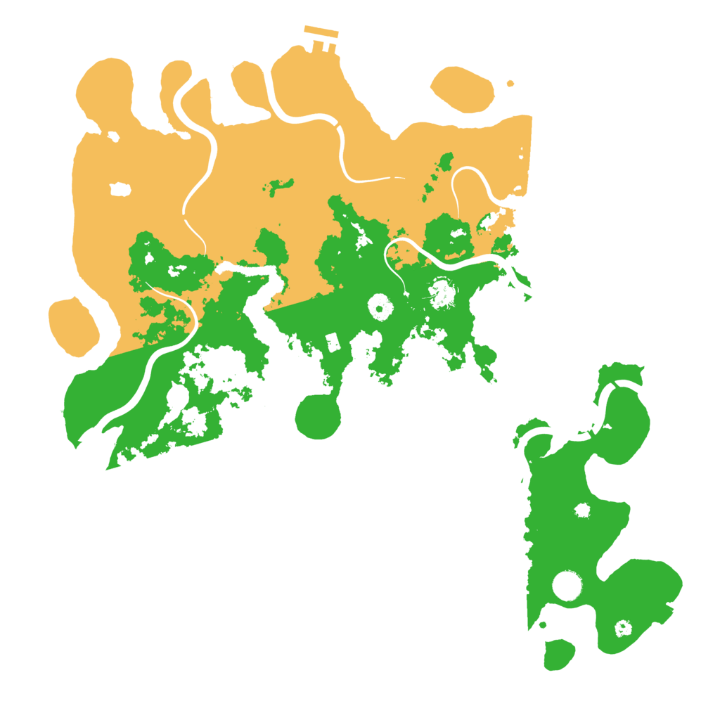Biome Rust Map: Procedural Map, Size: 4250, Seed: 564243192