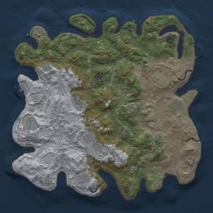 Thumbnail Rust Map: Procedural Map, Size: 4250, Seed: 1194413, 20 Monuments