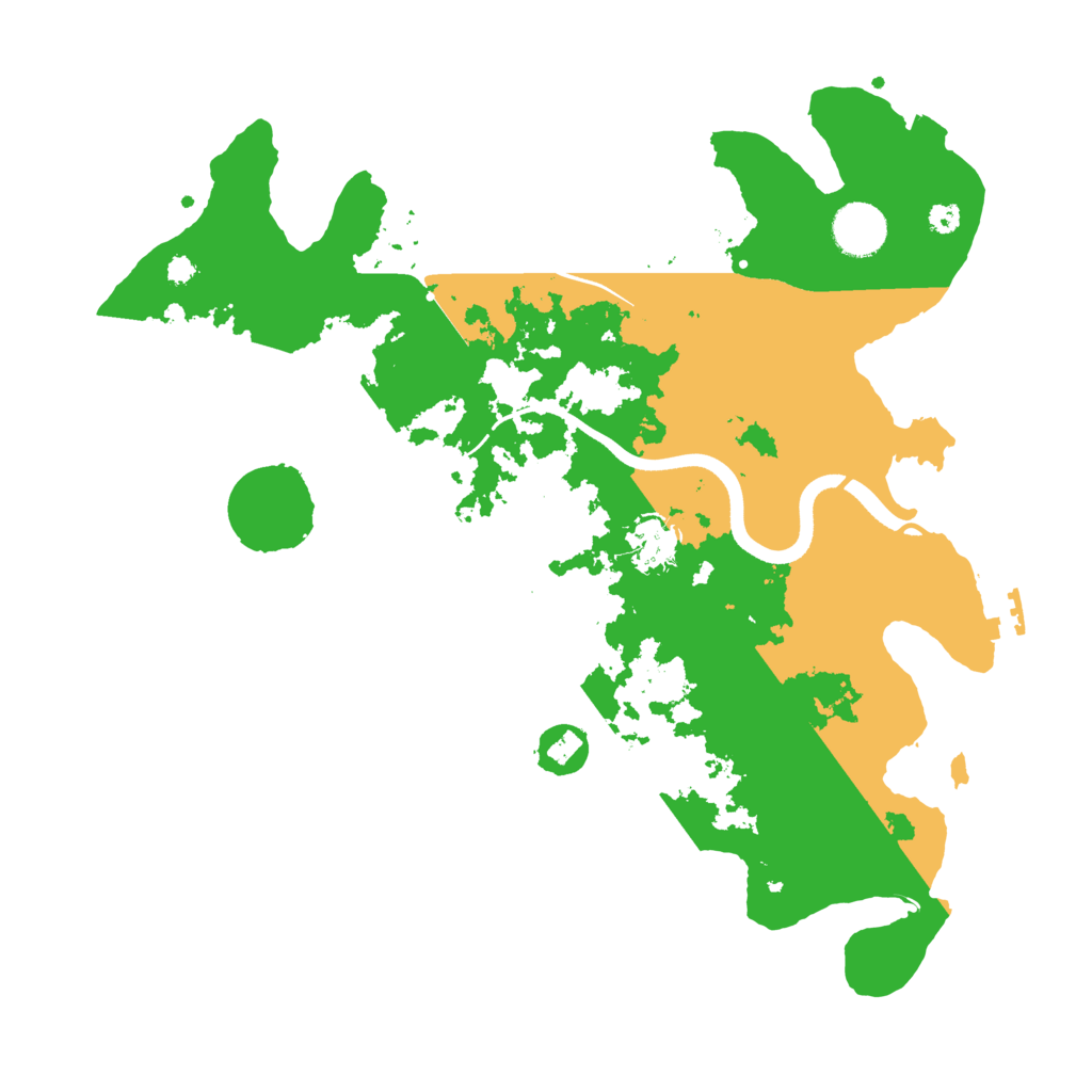 Biome Rust Map: Procedural Map, Size: 3550, Seed: 29553
