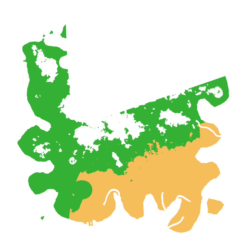 Biome Rust Map: Procedural Map, Size: 3500, Seed: 54567