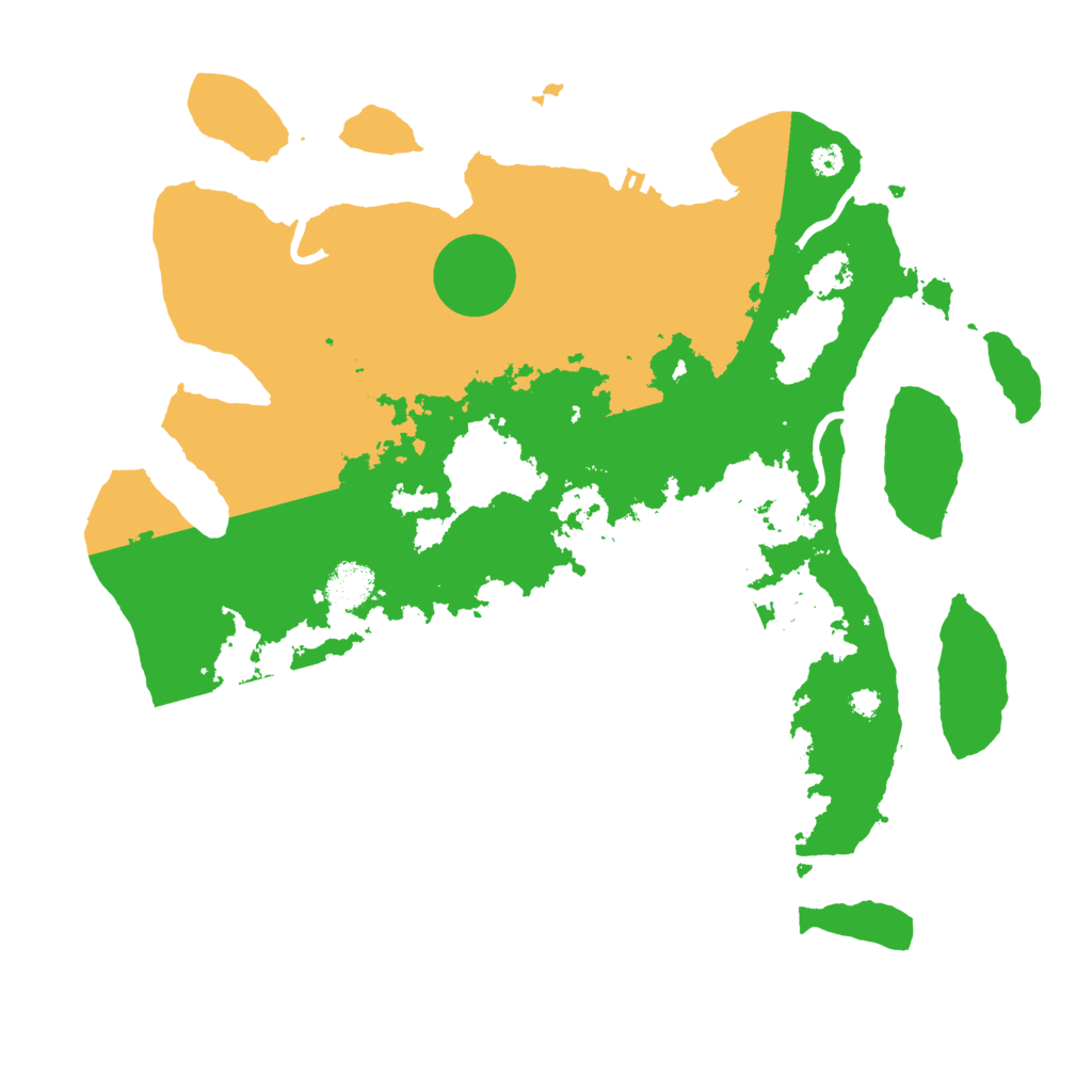 Biome Rust Map: Procedural Map, Size: 3500, Seed: 1140409302