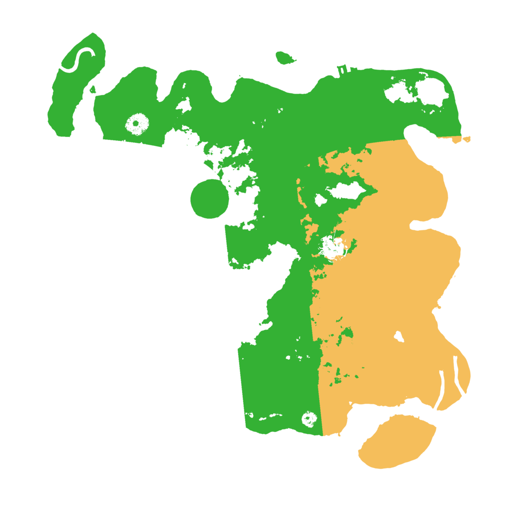 Biome Rust Map: Procedural Map, Size: 3500, Seed: 2031554712