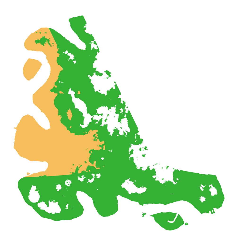 Biome Rust Map: Procedural Map, Size: 3900, Seed: 10385
