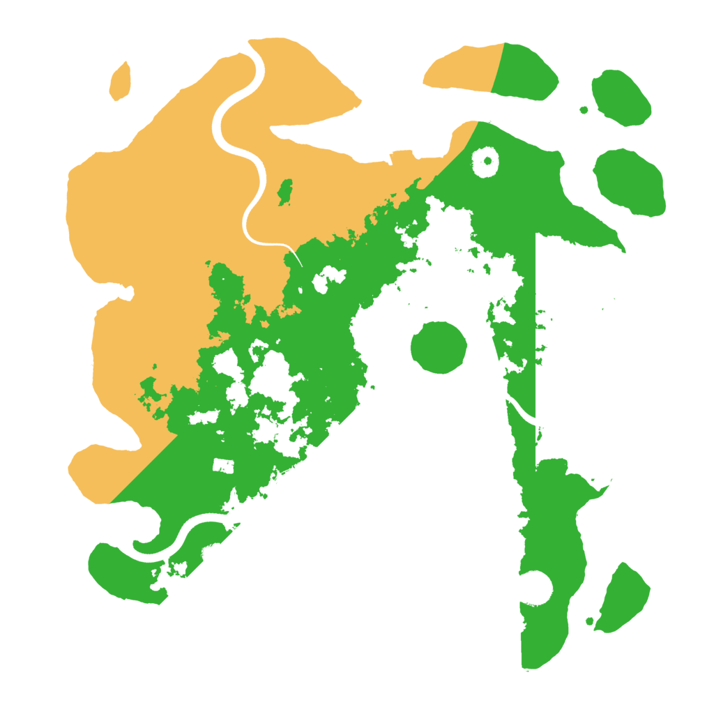 Biome Rust Map: Procedural Map, Size: 3650, Seed: 214661651