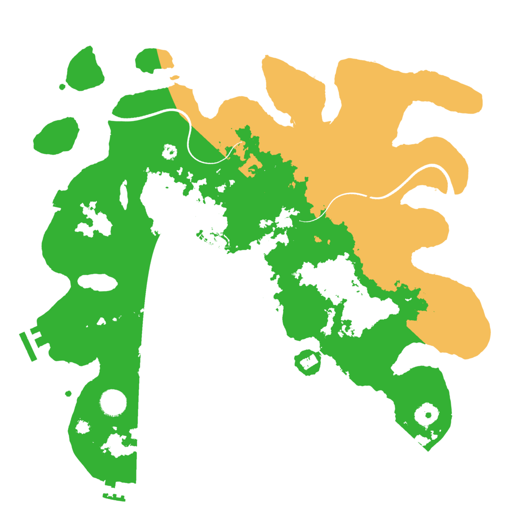 Biome Rust Map: Procedural Map, Size: 3400, Seed: 690