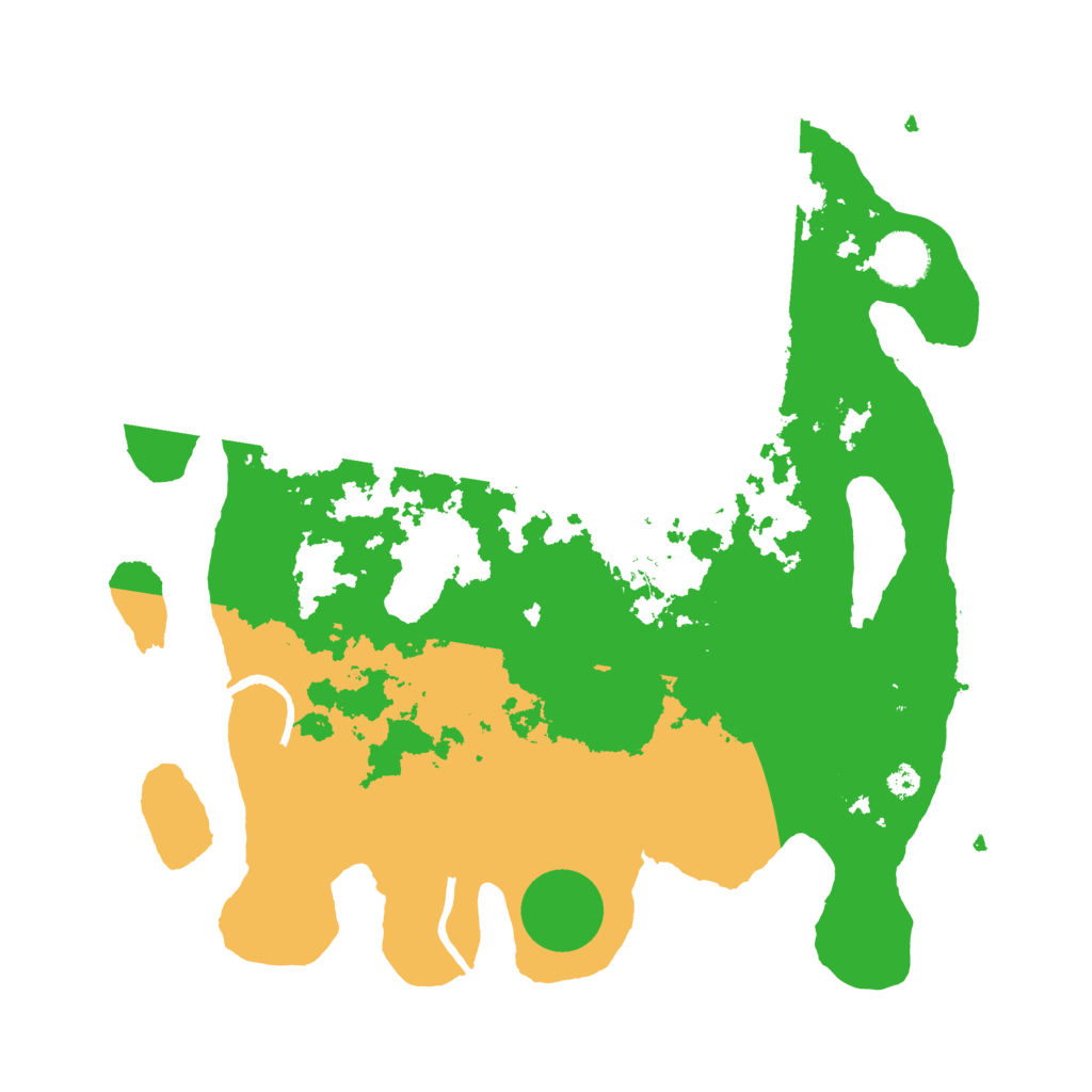 Biome Rust Map: Procedural Map, Size: 3500, Seed: 682173703