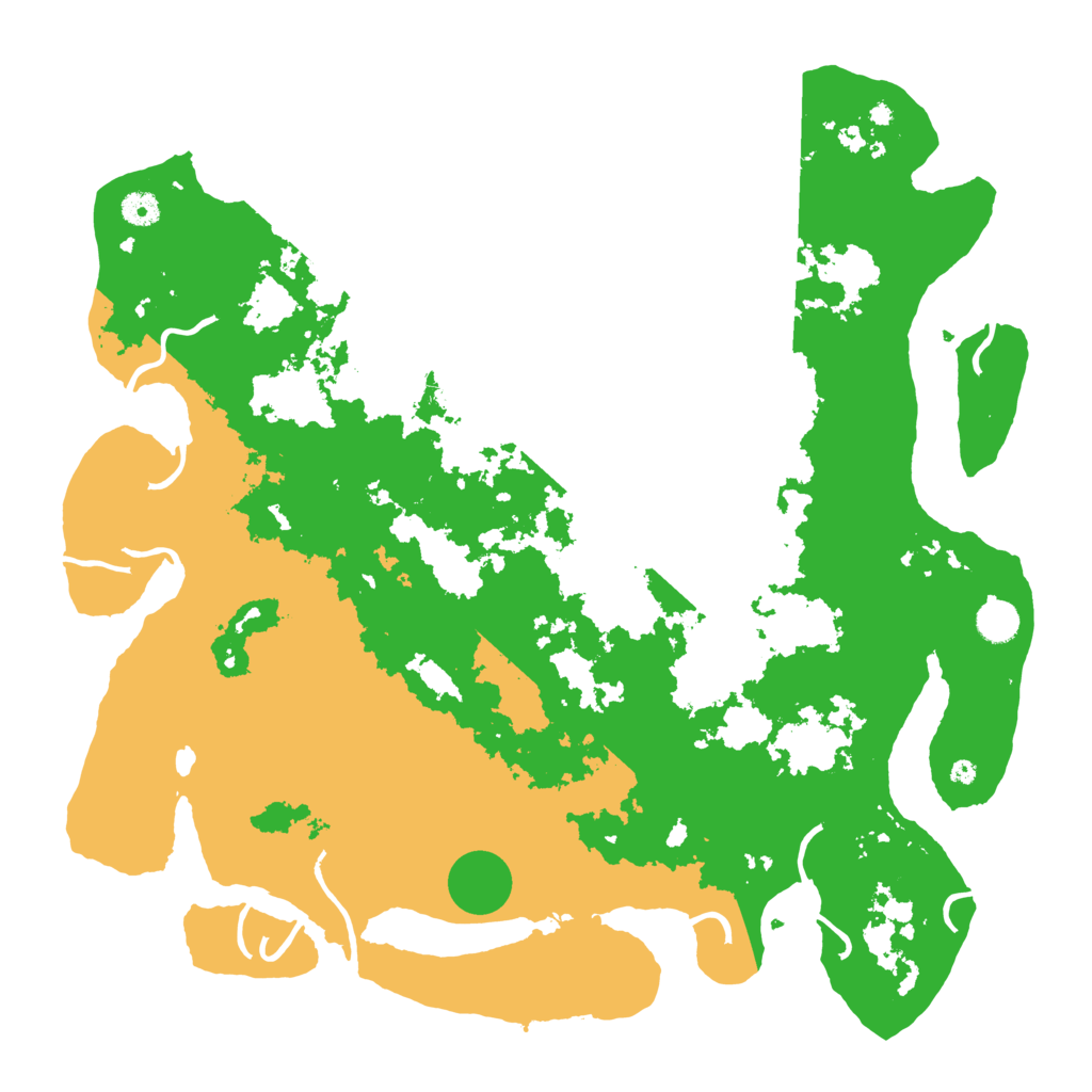 Biome Rust Map: Procedural Map, Size: 4500, Seed: 98418945
