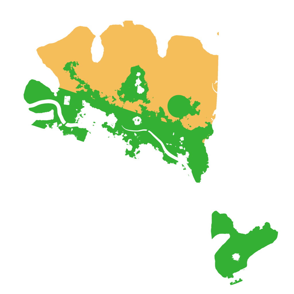 Biome Rust Map: Procedural Map, Size: 3500, Seed: 1471530693