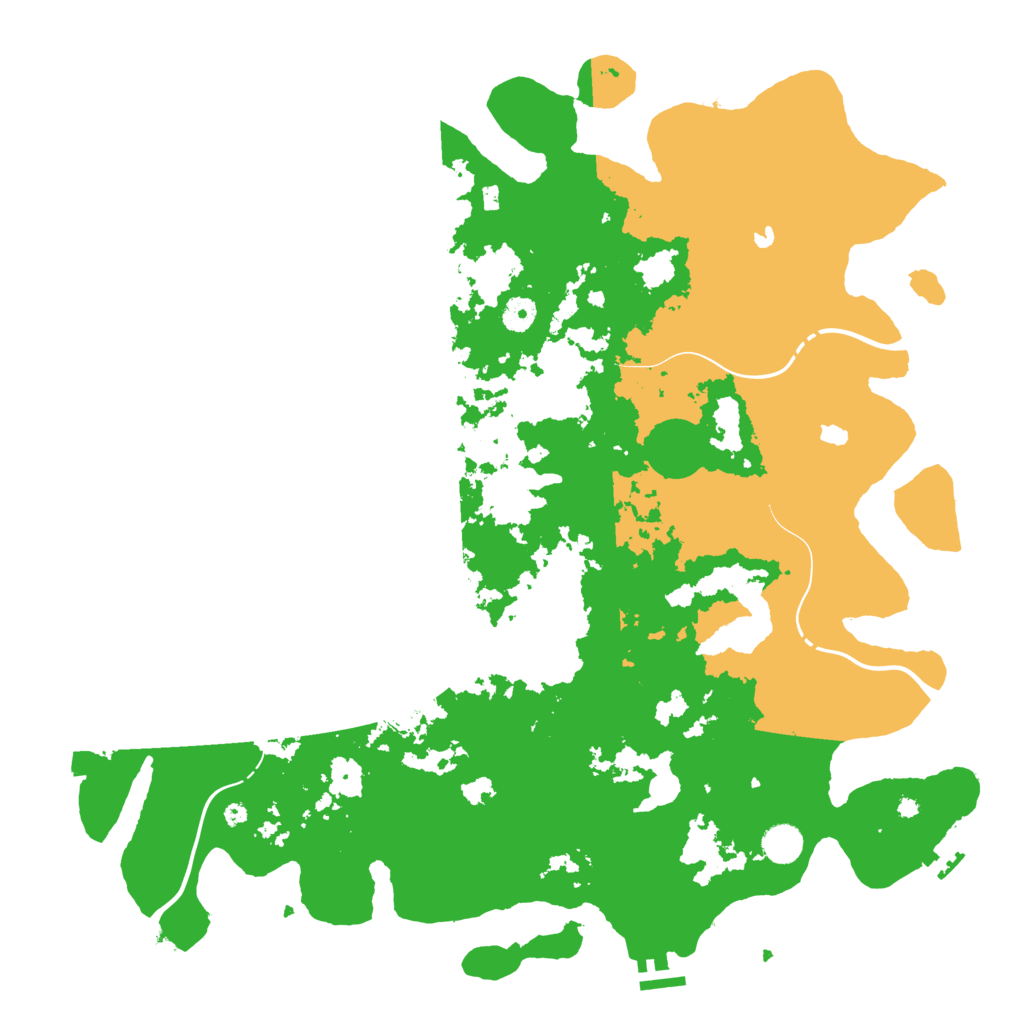 Biome Rust Map: Procedural Map, Size: 4500, Seed: 2508