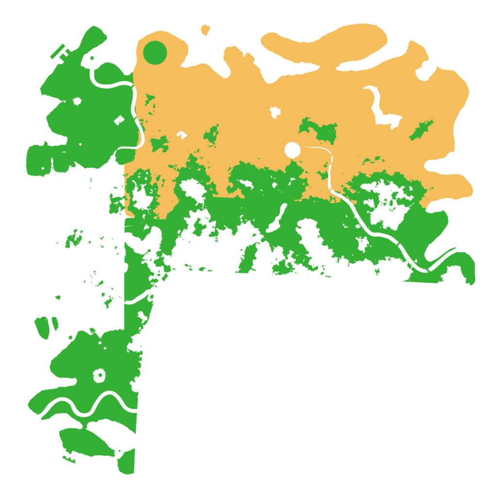 Biome Rust Map: Procedural Map, Size: 5500, Seed: 680590221