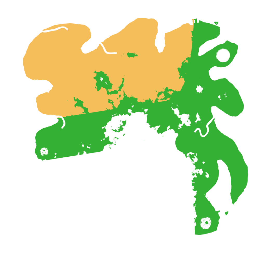 Biome Rust Map: Procedural Map, Size: 3500, Seed: 3892541