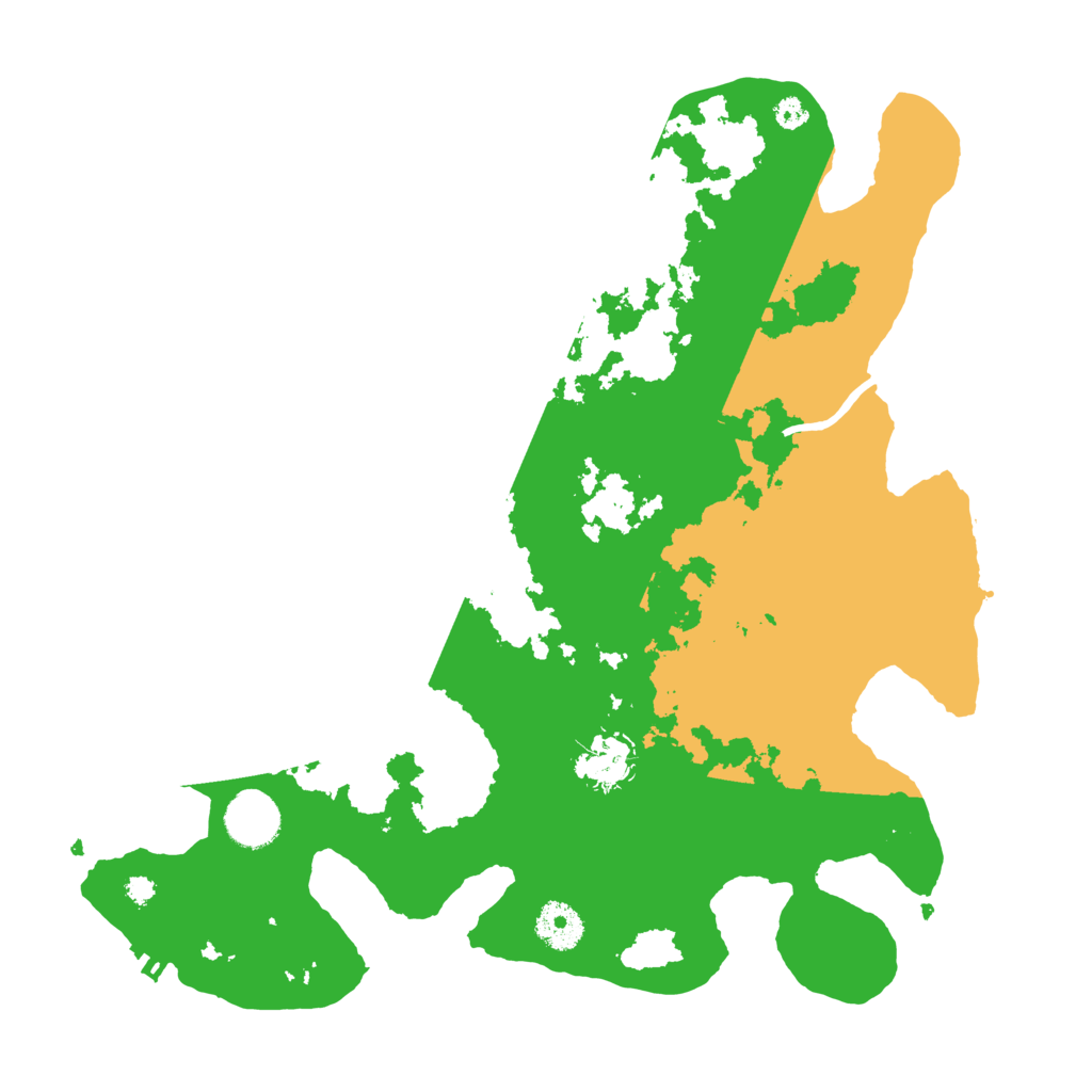 Biome Rust Map: Procedural Map, Size: 3500, Seed: 36249