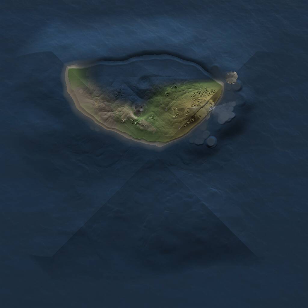 Rust Map: Procedural Map, Size: 1000, Seed: 92836, 1 Monuments