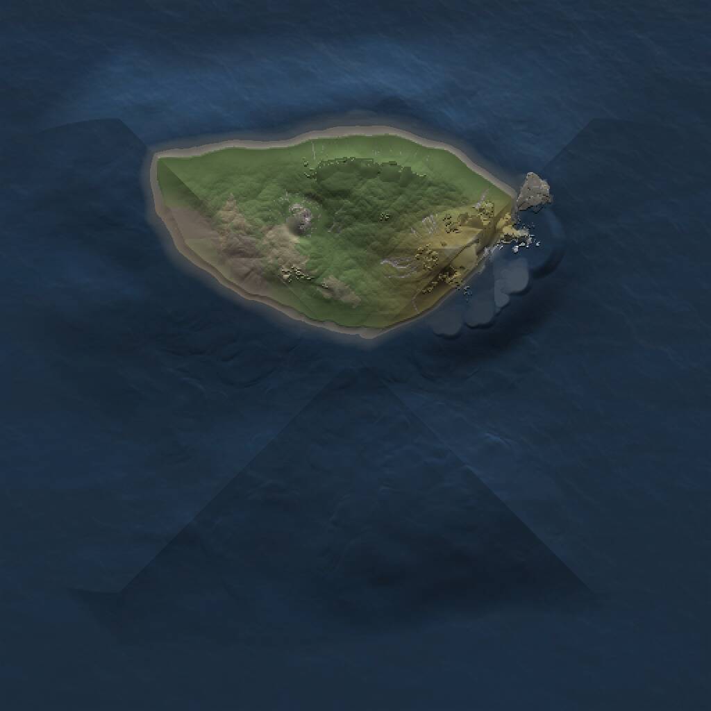 Rust Map: Procedural Map, Size: 1000, Seed: 92836, 1 Monuments