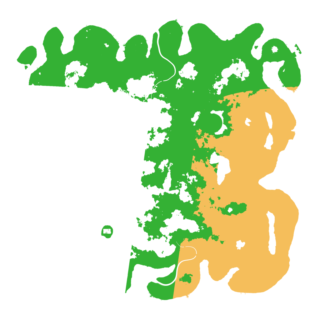Biome Rust Map: Procedural Map, Size: 4500, Seed: 979079416