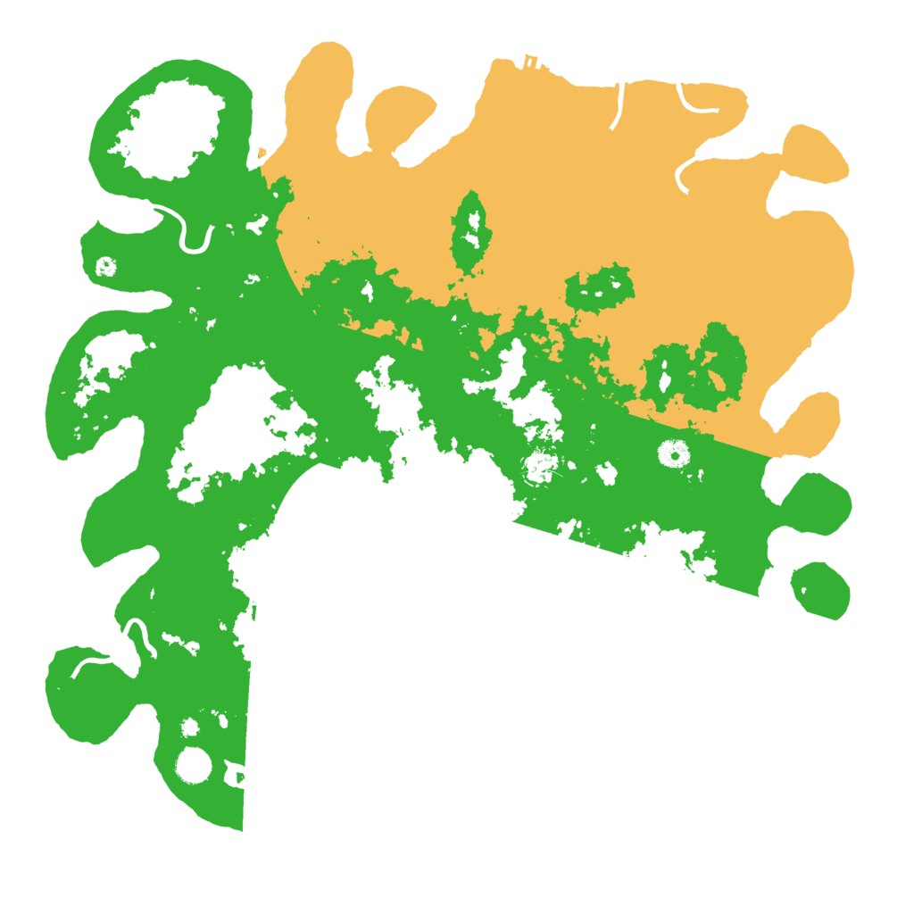 Biome Rust Map: Procedural Map, Size: 4500, Seed: 58008