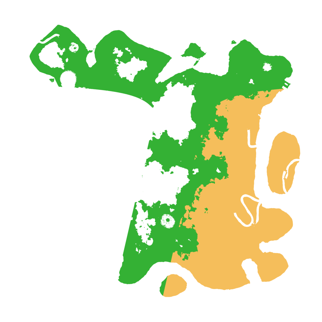Biome Rust Map: Procedural Map, Size: 3500, Seed: 68844