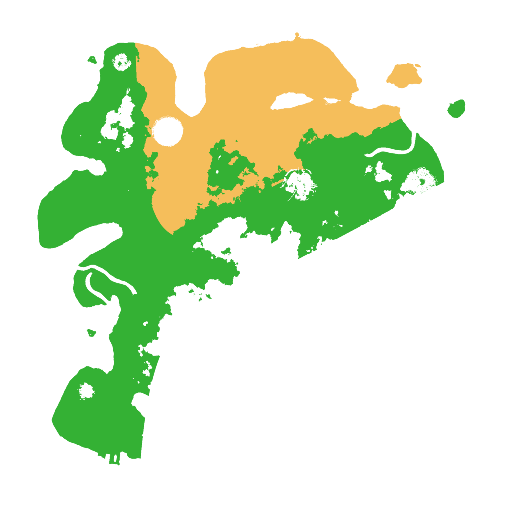 Biome Rust Map: Procedural Map, Size: 3000, Seed: 332102267