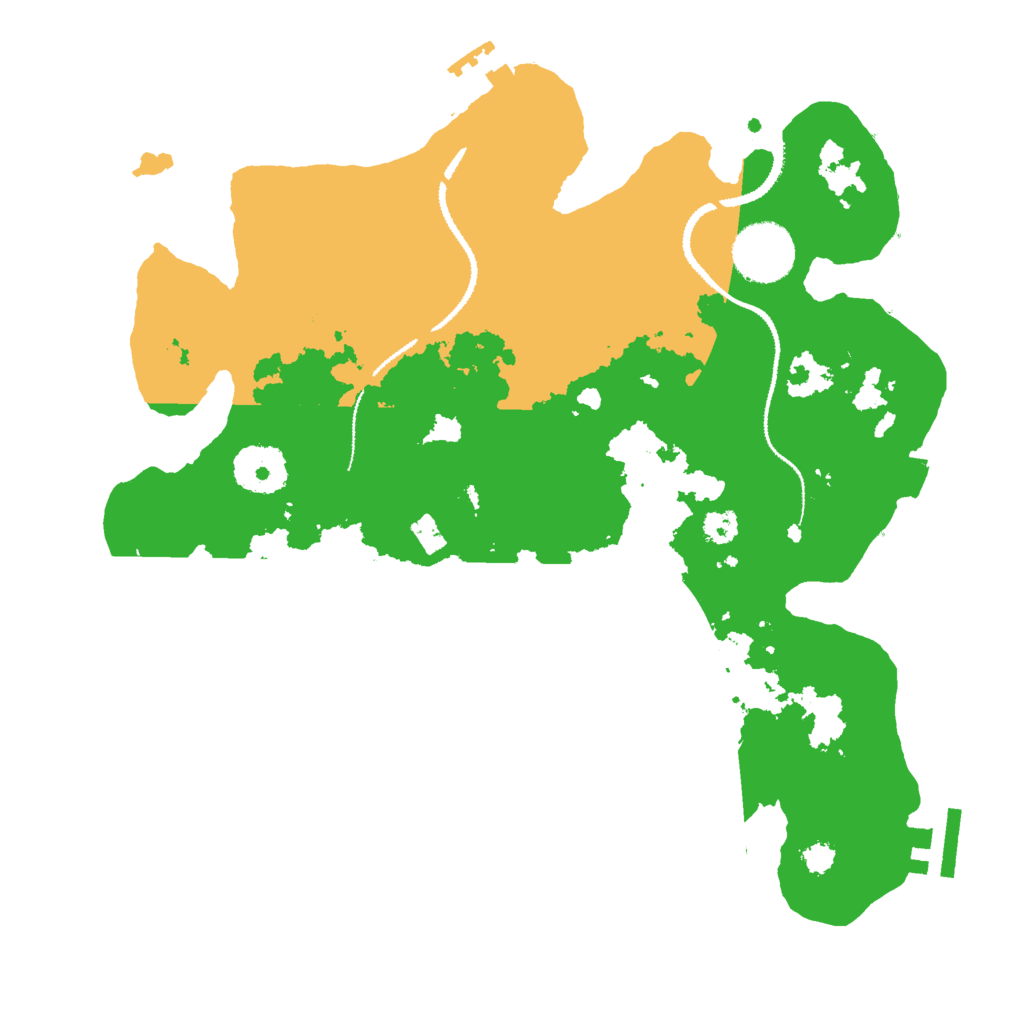 Biome Rust Map: Procedural Map, Size: 3000, Seed: 137149630