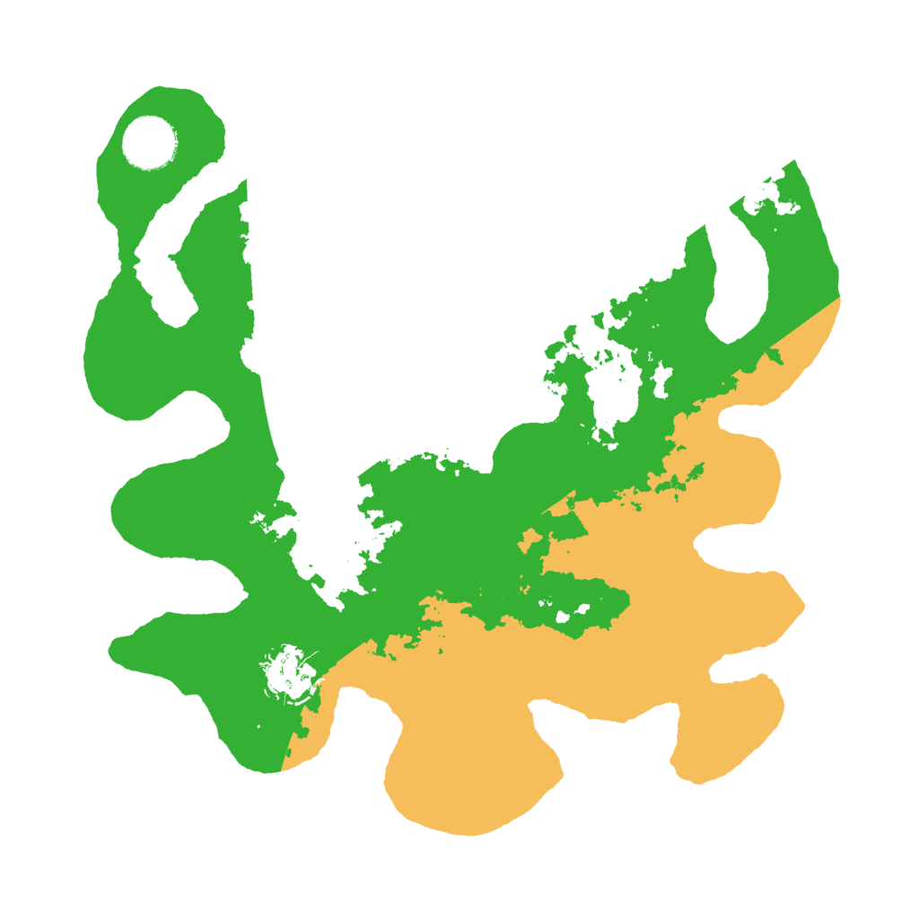 Biome Rust Map: Barren, Size: 3000, Seed: 1302643245