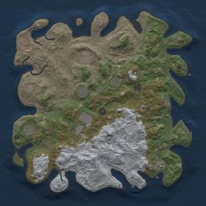 Thumbnail Rust Map: Procedural Map, Size: 4250, Seed: 618560883, 17 Monuments