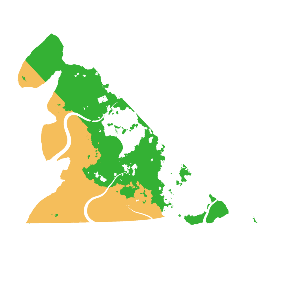 Biome Rust Map: Procedural Map, Size: 3500, Seed: 998554272