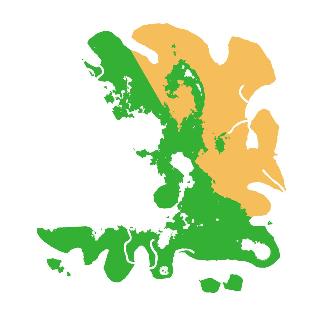 Biome Rust Map: Procedural Map, Size: 3500, Seed: 370283198