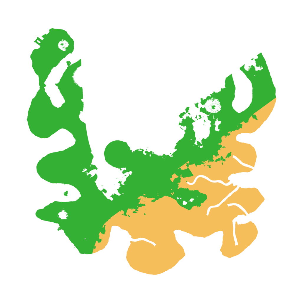 Biome Rust Map: Procedural Map, Size: 3000, Seed: 1302643245