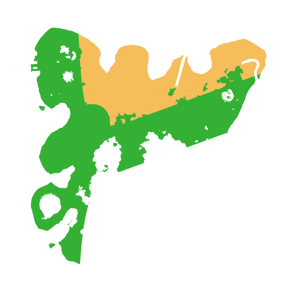 Biome Rust Map: Procedural Map, Size: 2500, Seed: 140086160
