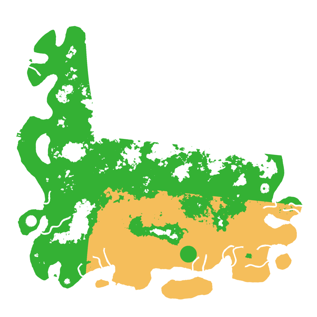 Biome Rust Map: Procedural Map, Size: 5000, Seed: 19190
