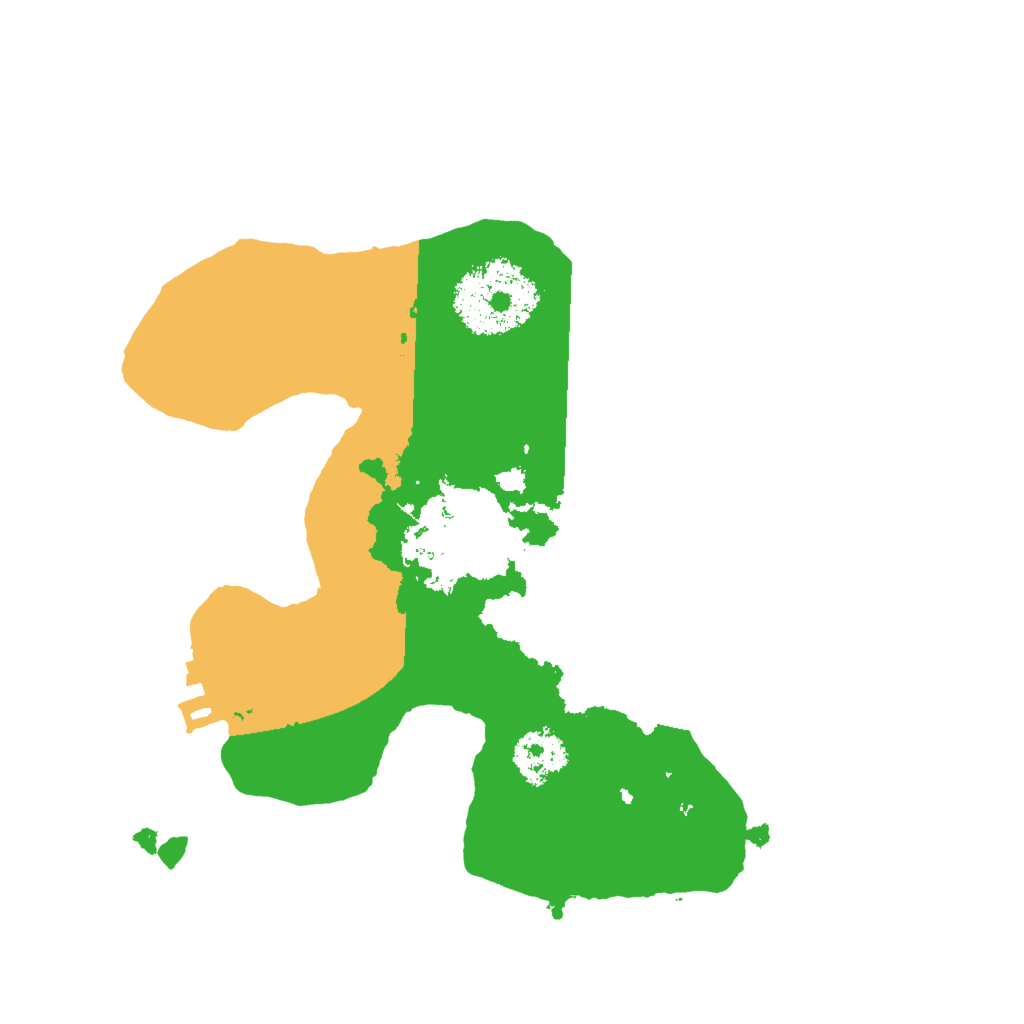 Biome Rust Map: Procedural Map, Size: 2000, Seed: 111111111