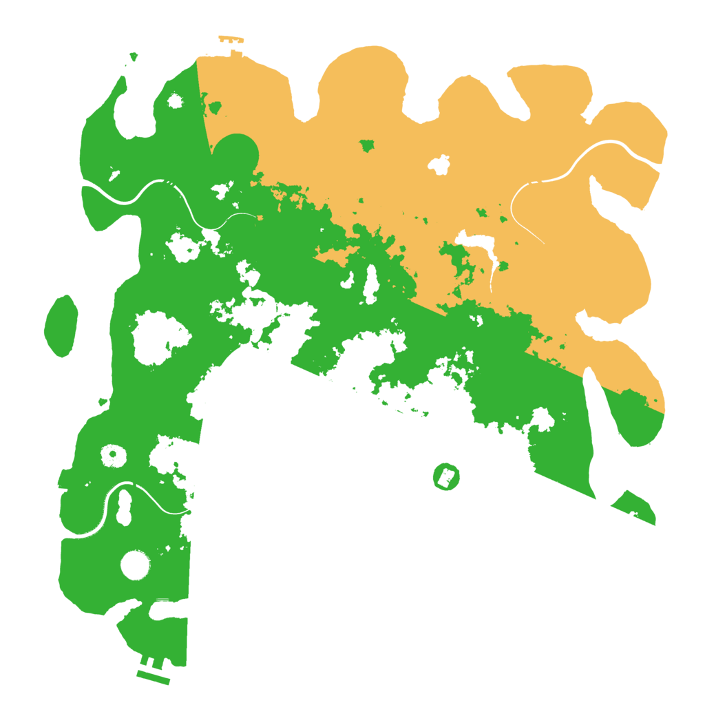 Biome Rust Map: Procedural Map, Size: 4250, Seed: 302883911