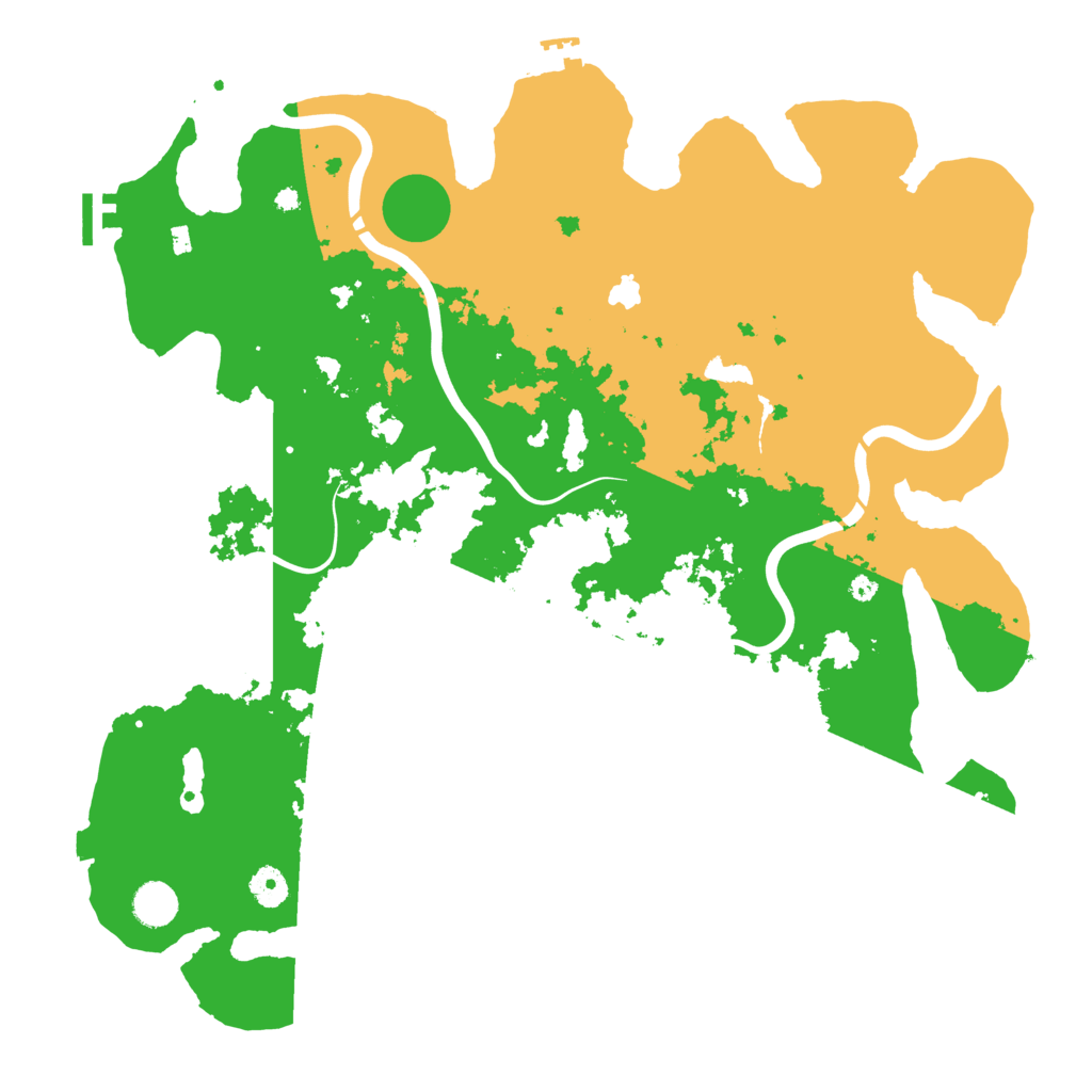 Biome Rust Map: Procedural Map, Size: 4250, Seed: 302883911