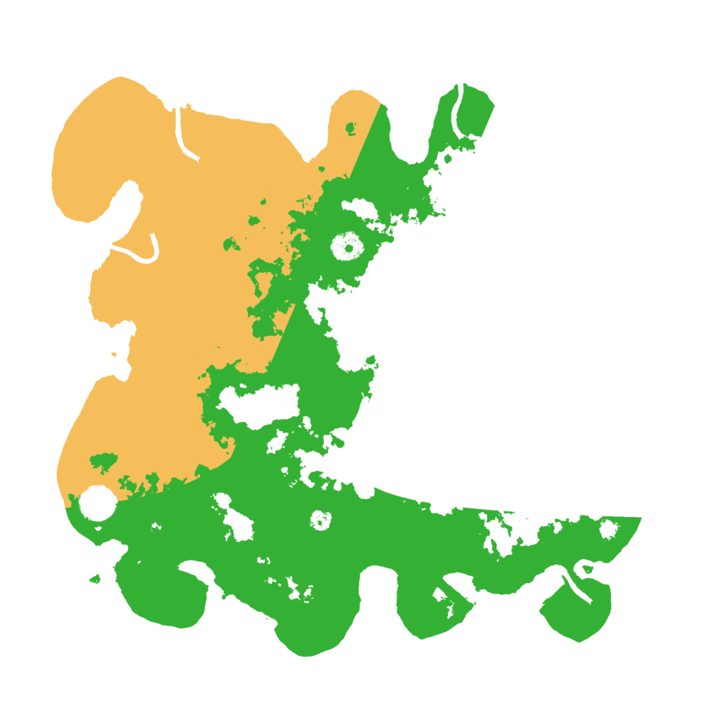Biome Rust Map: Procedural Map, Size: 3500, Seed: 81422337