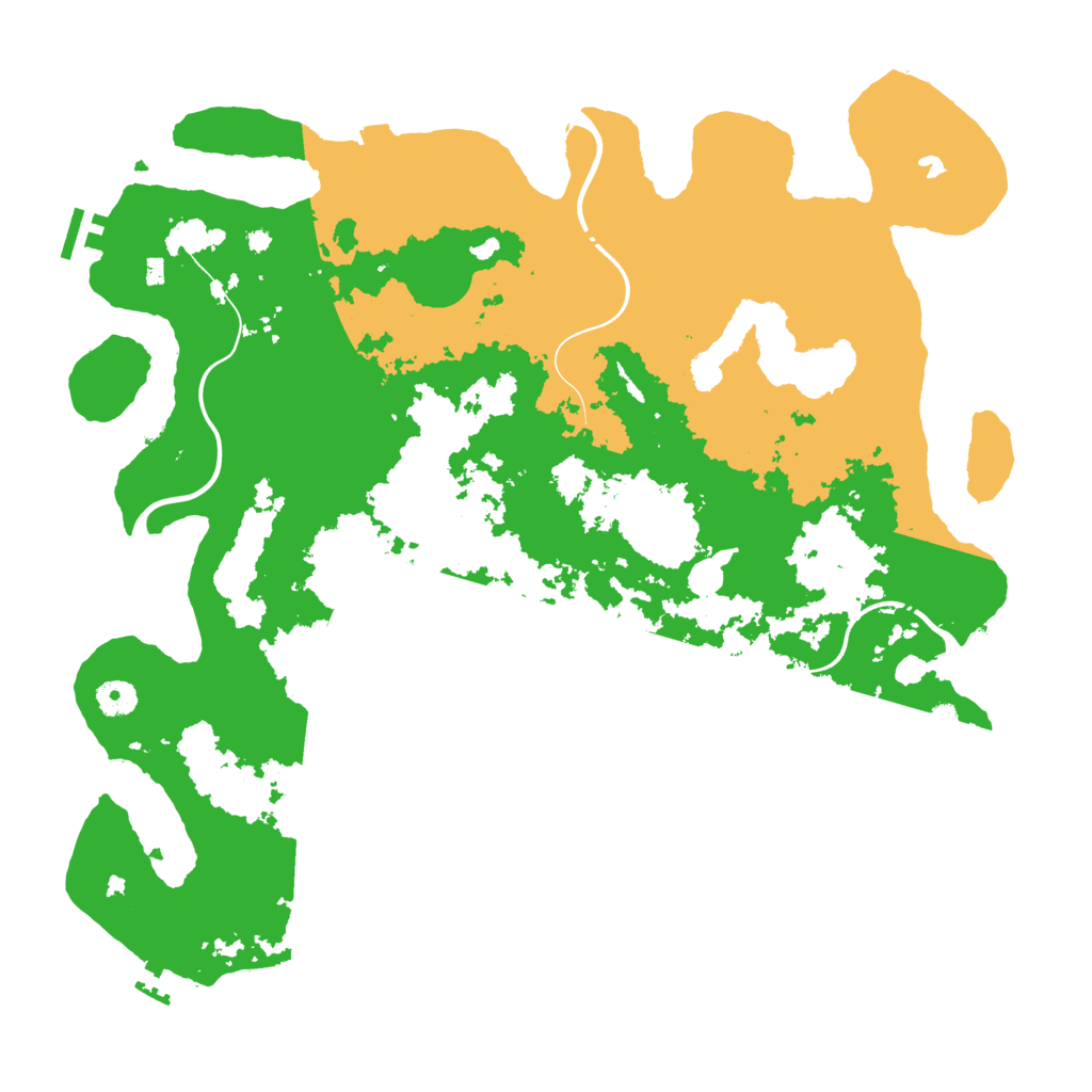 Biome Rust Map: Procedural Map, Size: 4250, Seed: 763096430